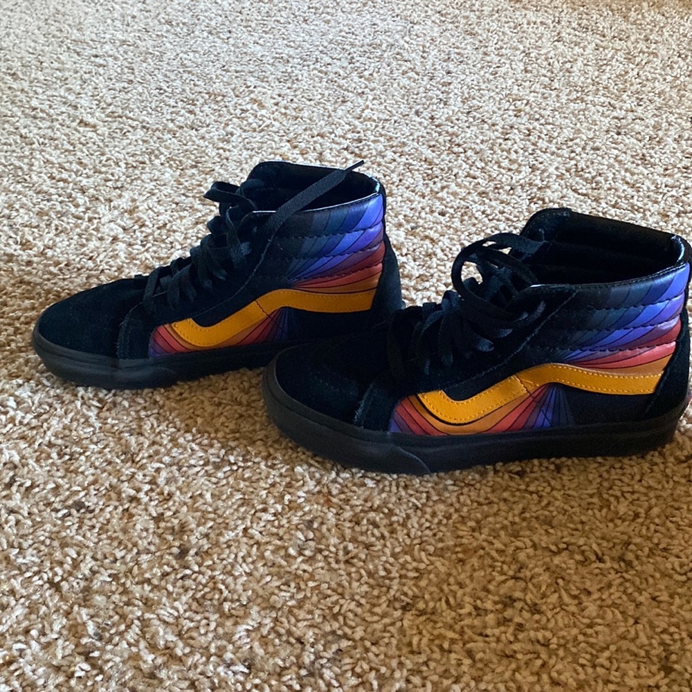 Vans off the wall high top shoe size 8